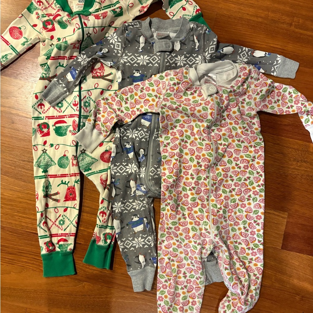 Hanna Andersson Lot of pjs 18-24 months 80cm Organic Cotton